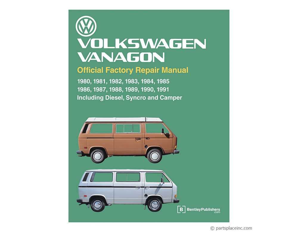 vw vanagon repair manual