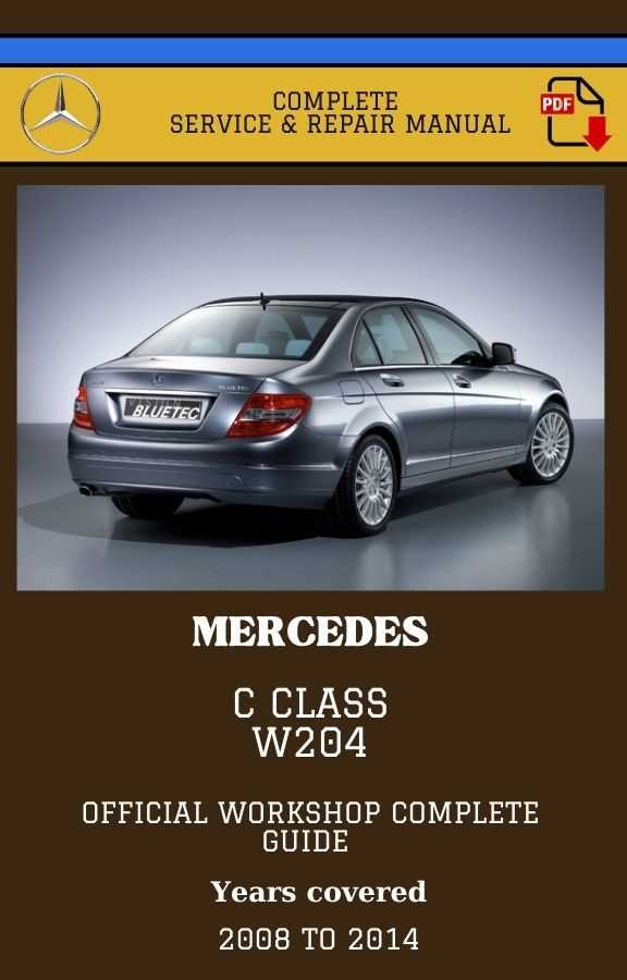 mercedes benz service and repair manual