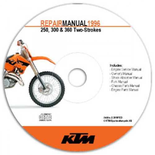 ktm exc 250 repair manual