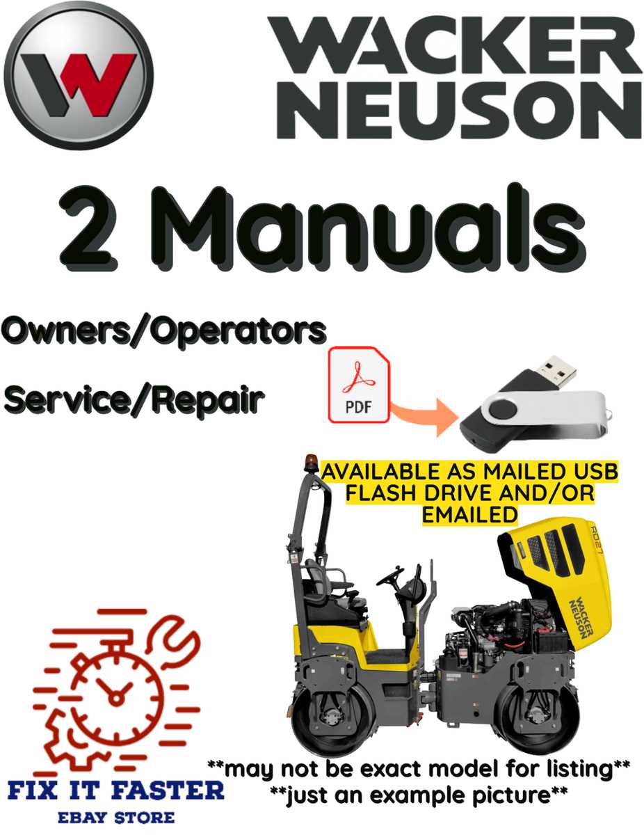 wacker neuson repair manual