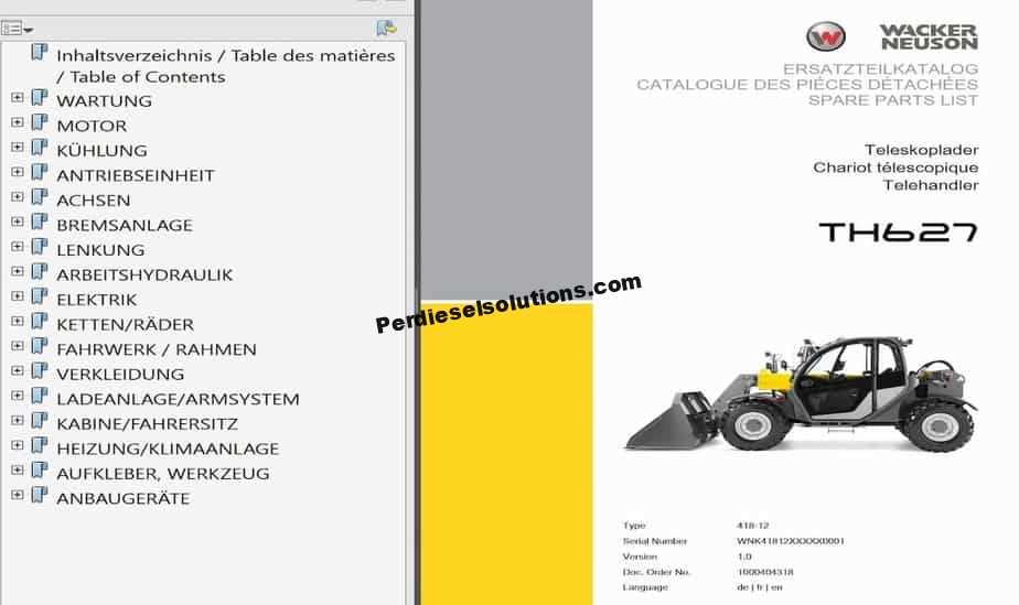 wacker neuson repair manual