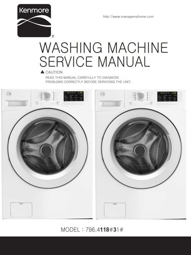 washing machine repair manual kenmore