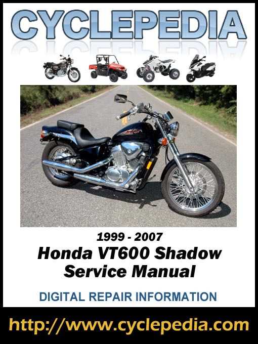 honda shadow 600 repair manual