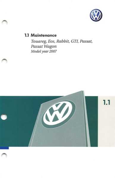 2007 vw passat repair manual