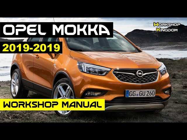 opel mokka repair manual