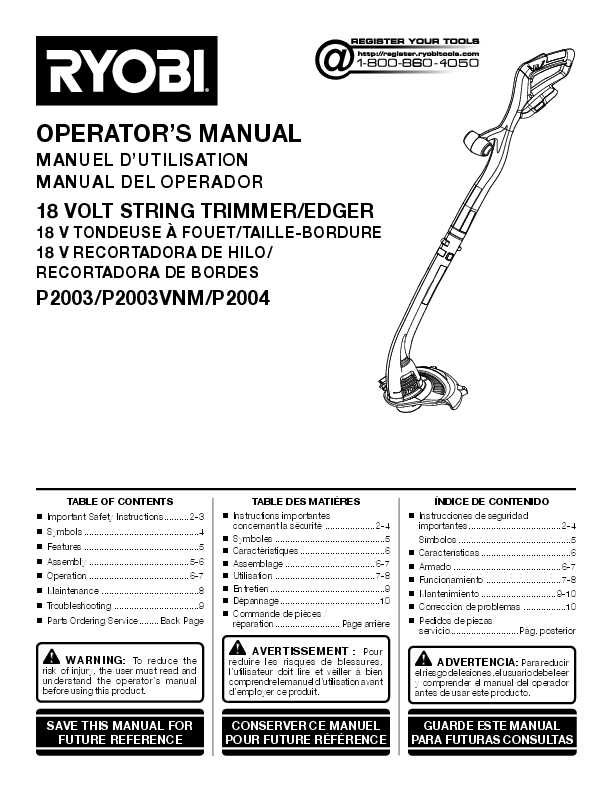 weed eater repair manual