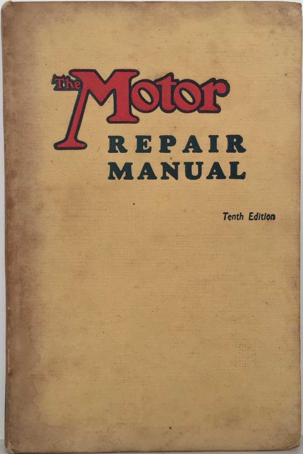 motor auto repair manuals