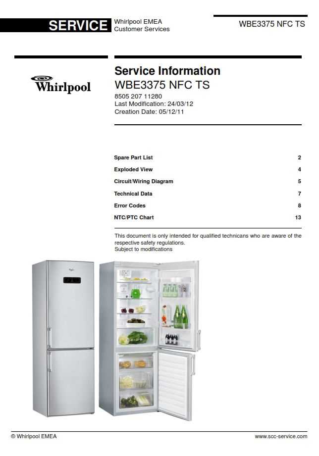 whirlpool refrigerator repair manual