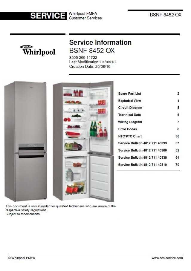 whirlpool refrigerator repair manual