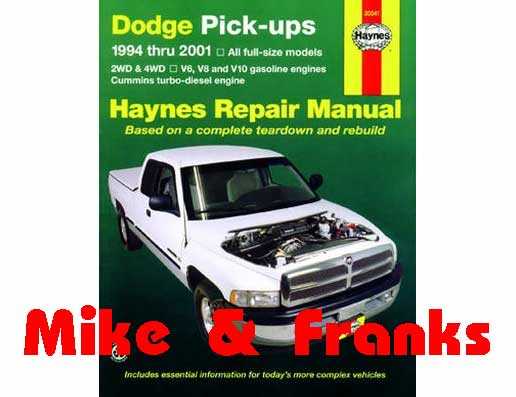 repair manual for 1999 dodge ram 1500