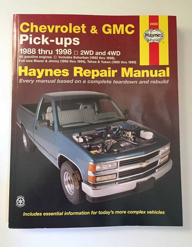 gmc truck repair manual