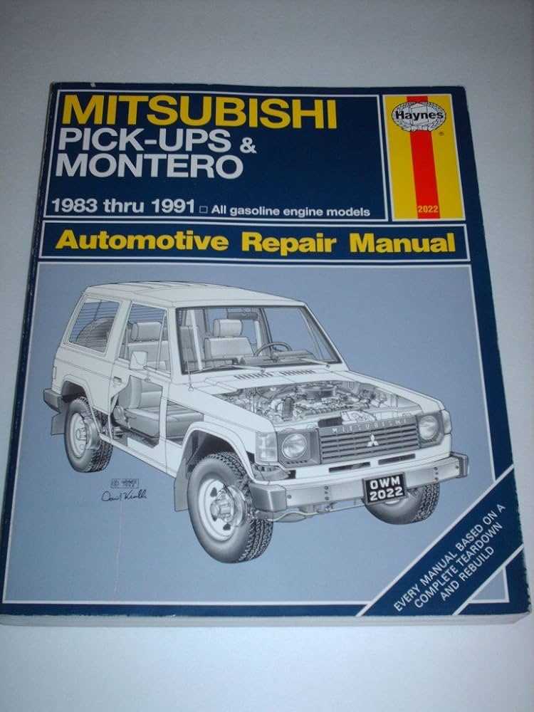 1998 mitsubishi montero sport repair manual