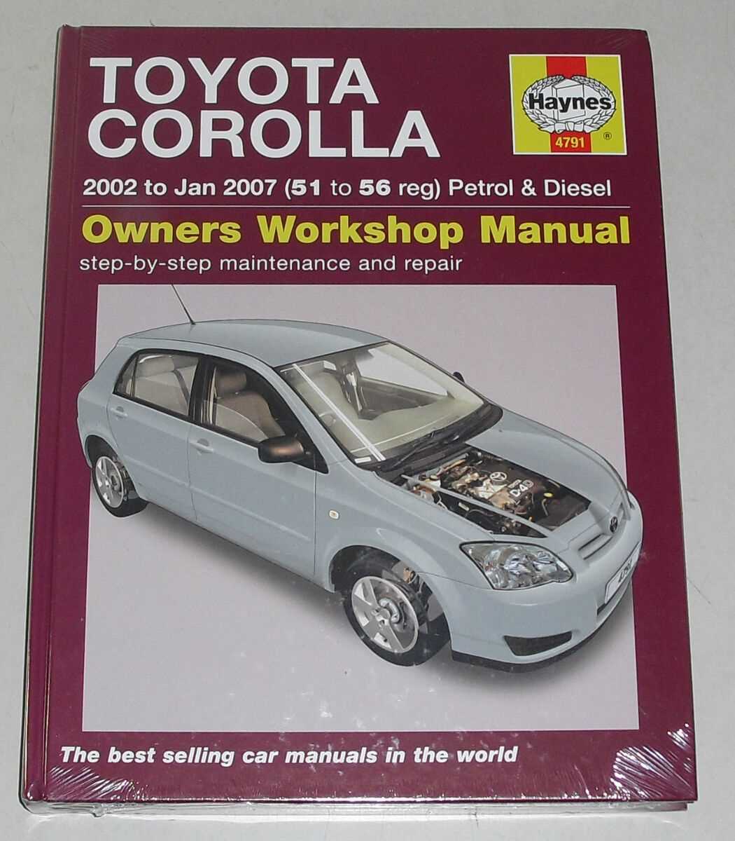 2007 toyota corolla repair manual