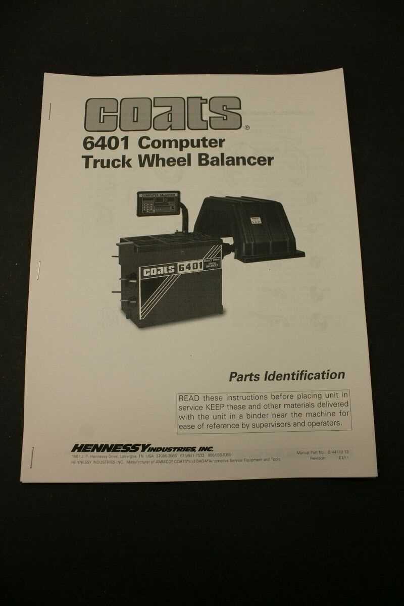 coats tire machine repair manual