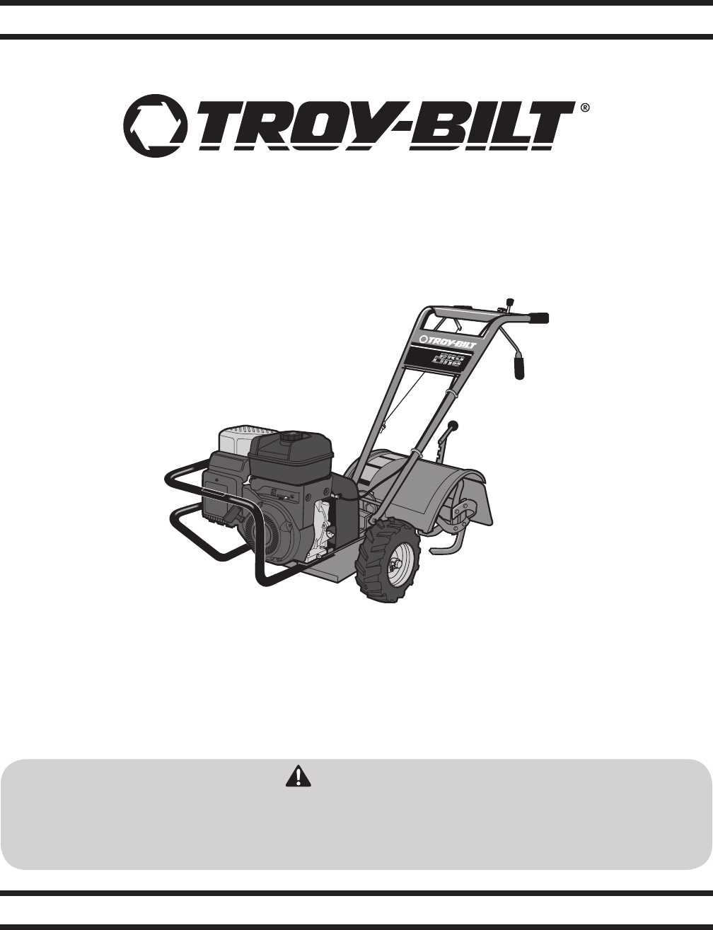 repair manual for troy bilt bronco