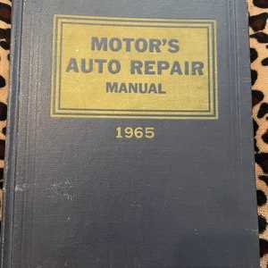 motors auto repair manual 1955