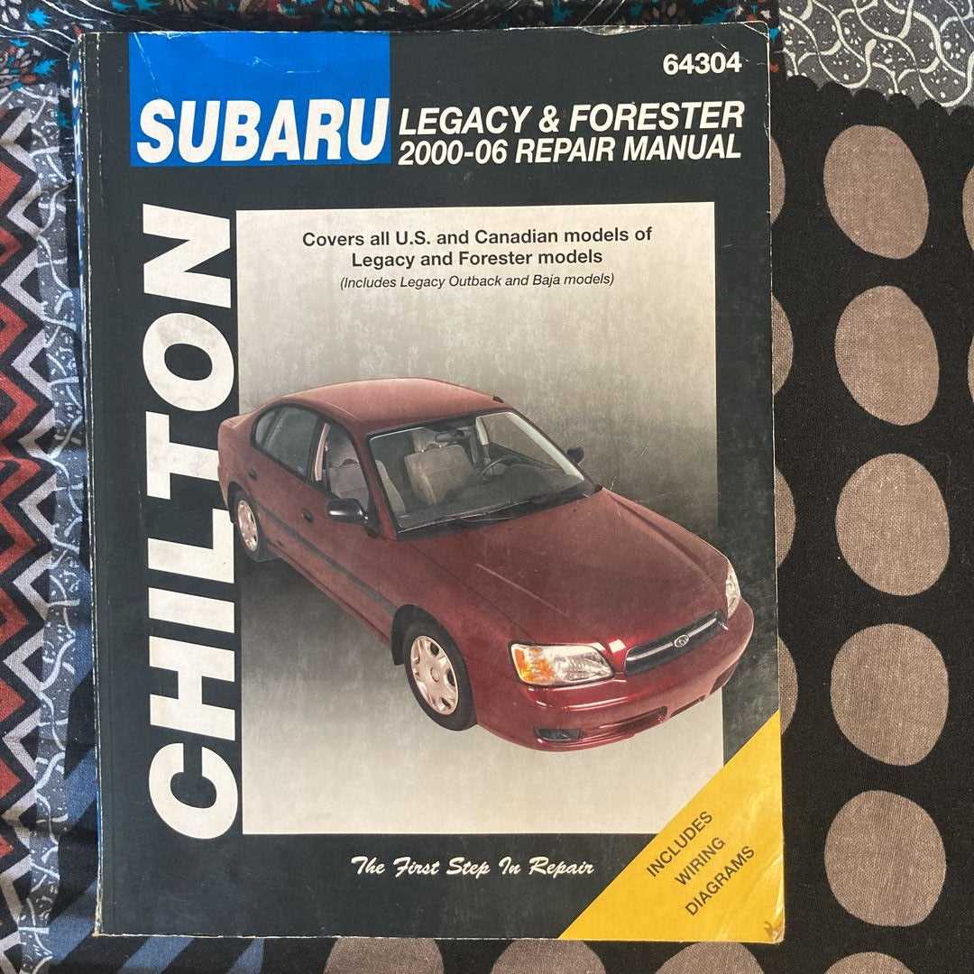 chilton subaru repair manual