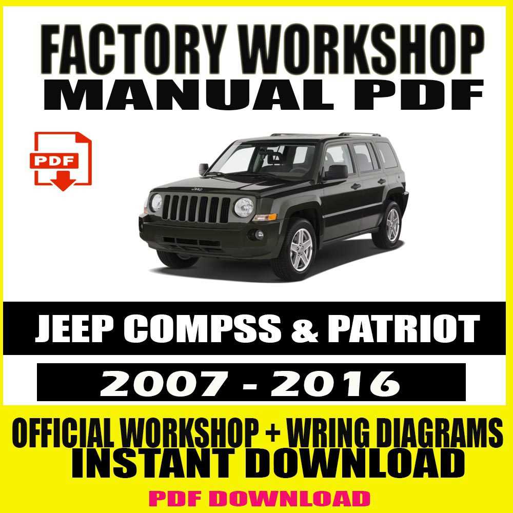 2015 jeep compass repair manual