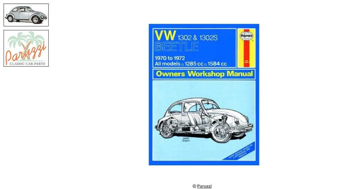 1974 vw beetle repair manual