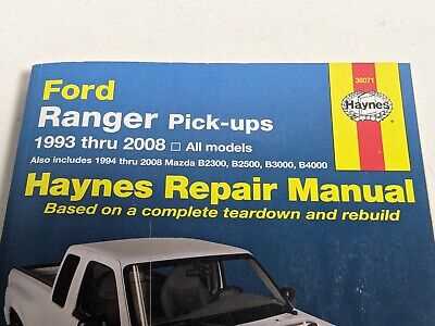 93 ford ranger repair manual