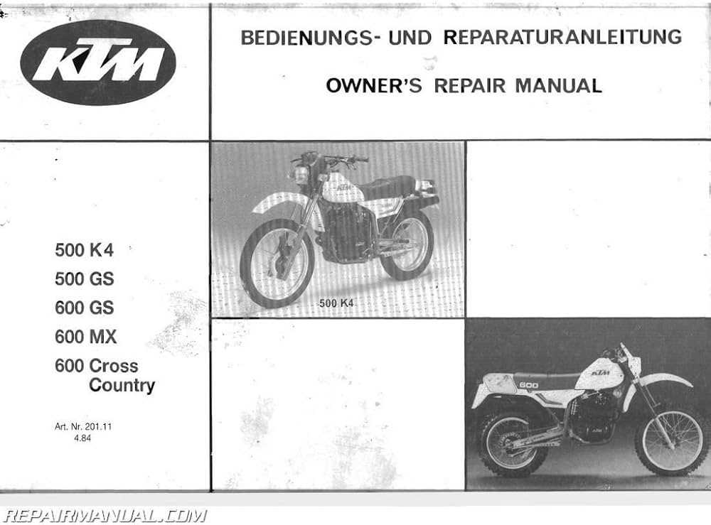 where to buy ktm repair manual