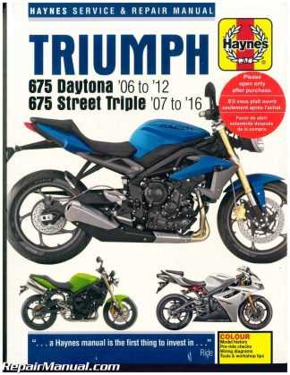 triumph motorcycle repair manual