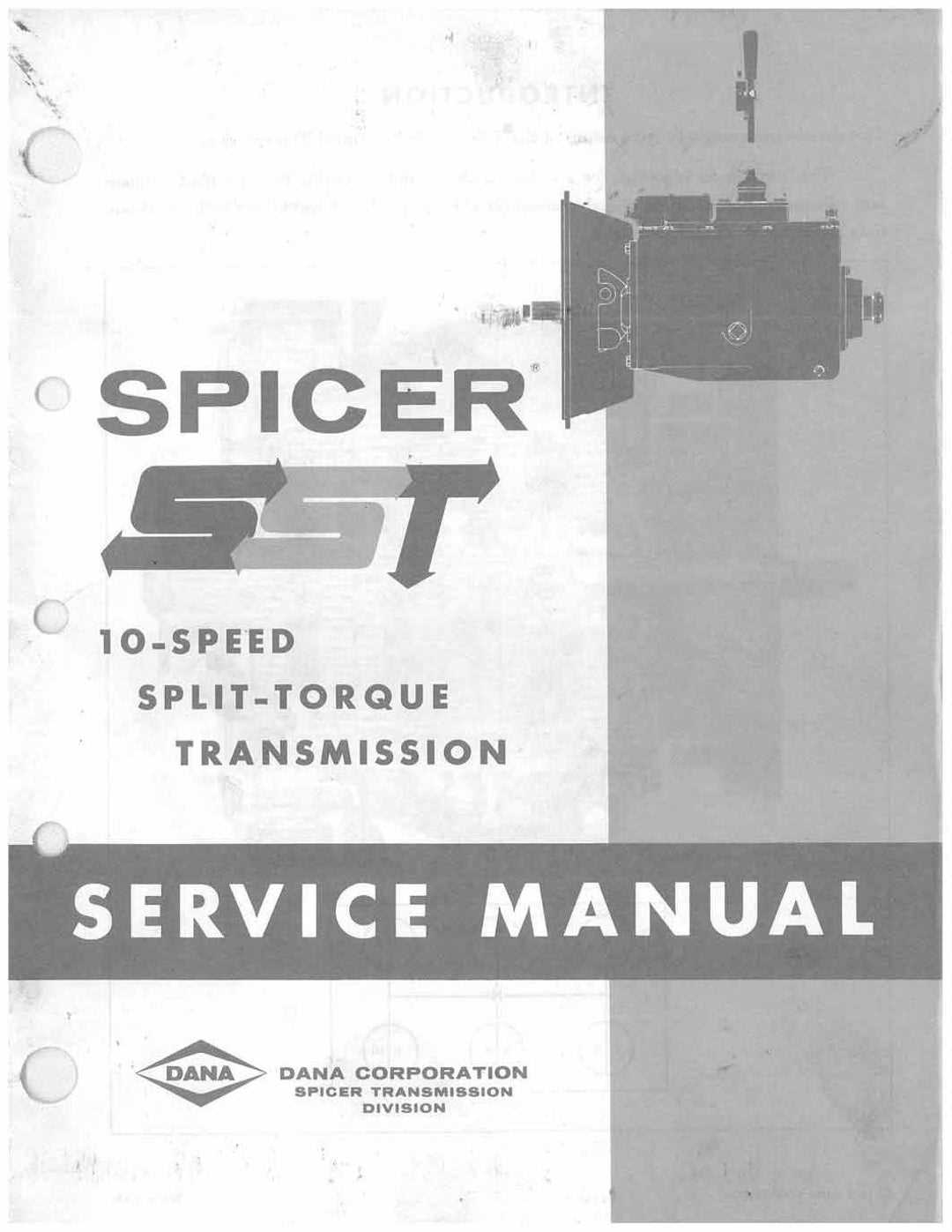 dana spicer transmission repair manual