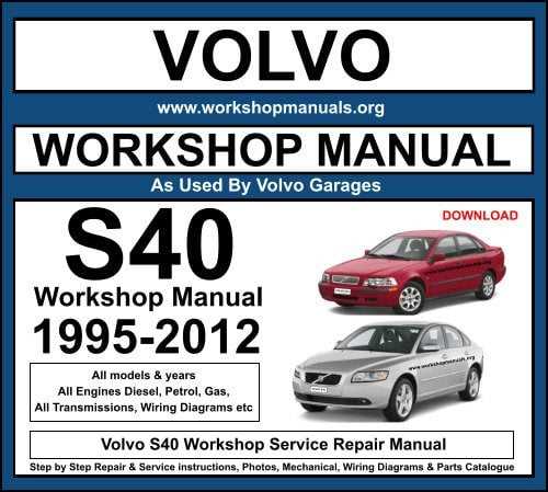 volvo v40 repair manual