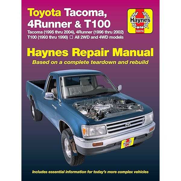 1986 toyota truck repair manual