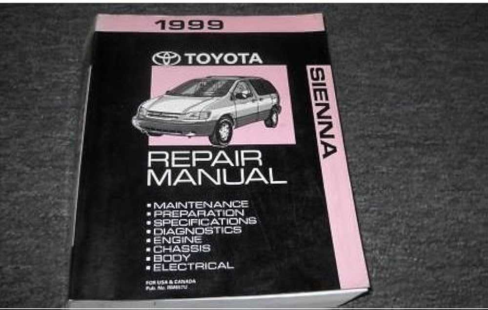 toyota van repair manual