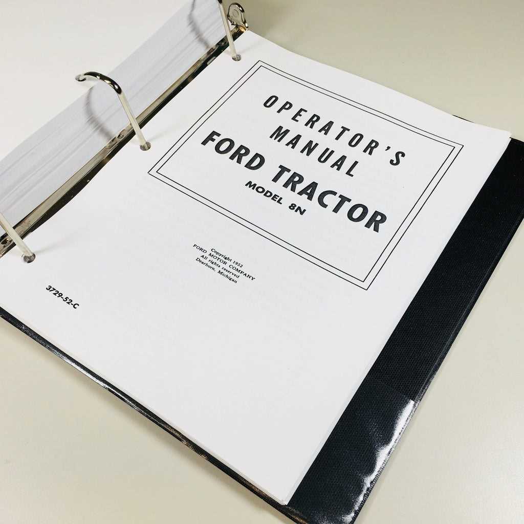 ford 8n tractor repair manual