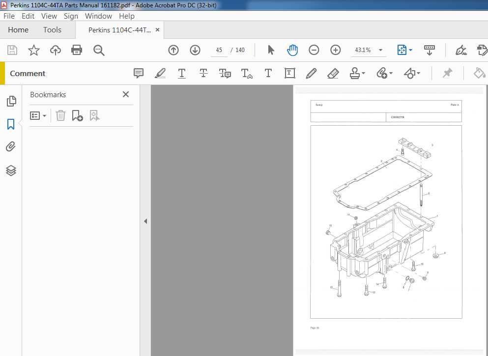 perkins 1104c 44t repair manual