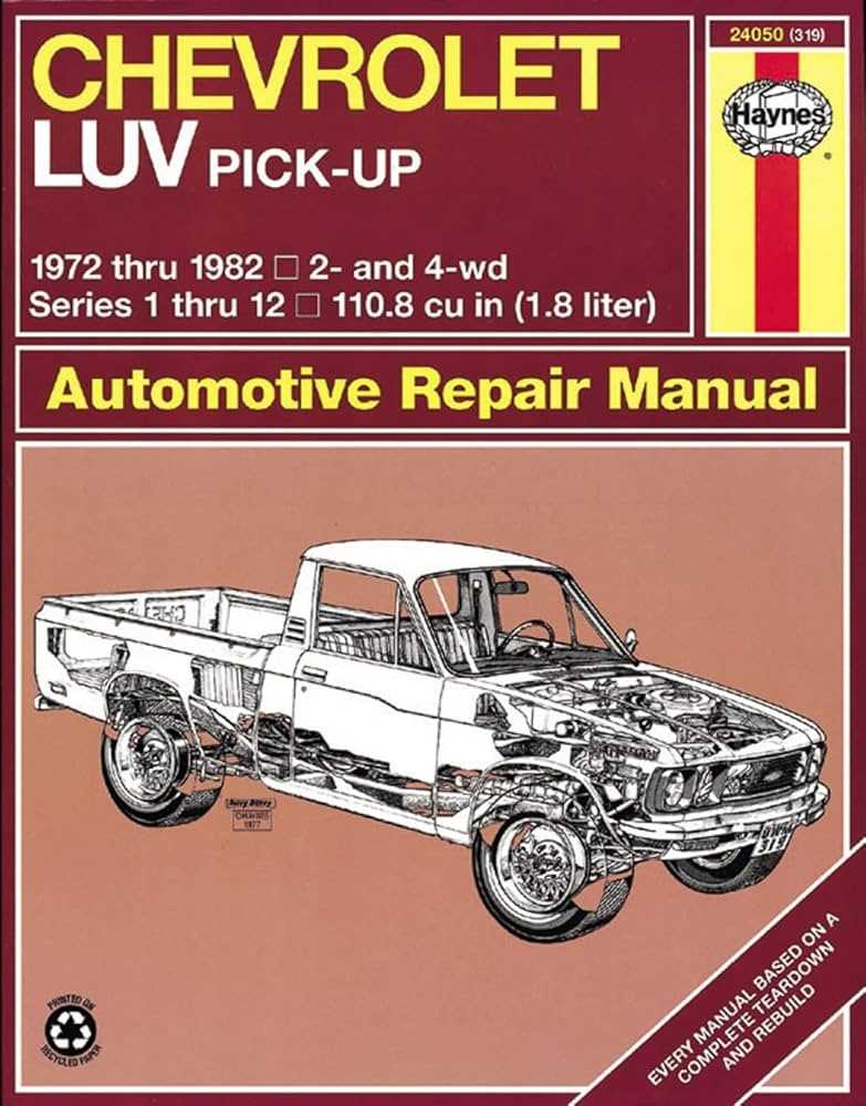 chevy luv repair manual