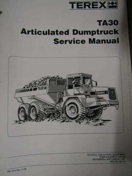 dump truck repair manual