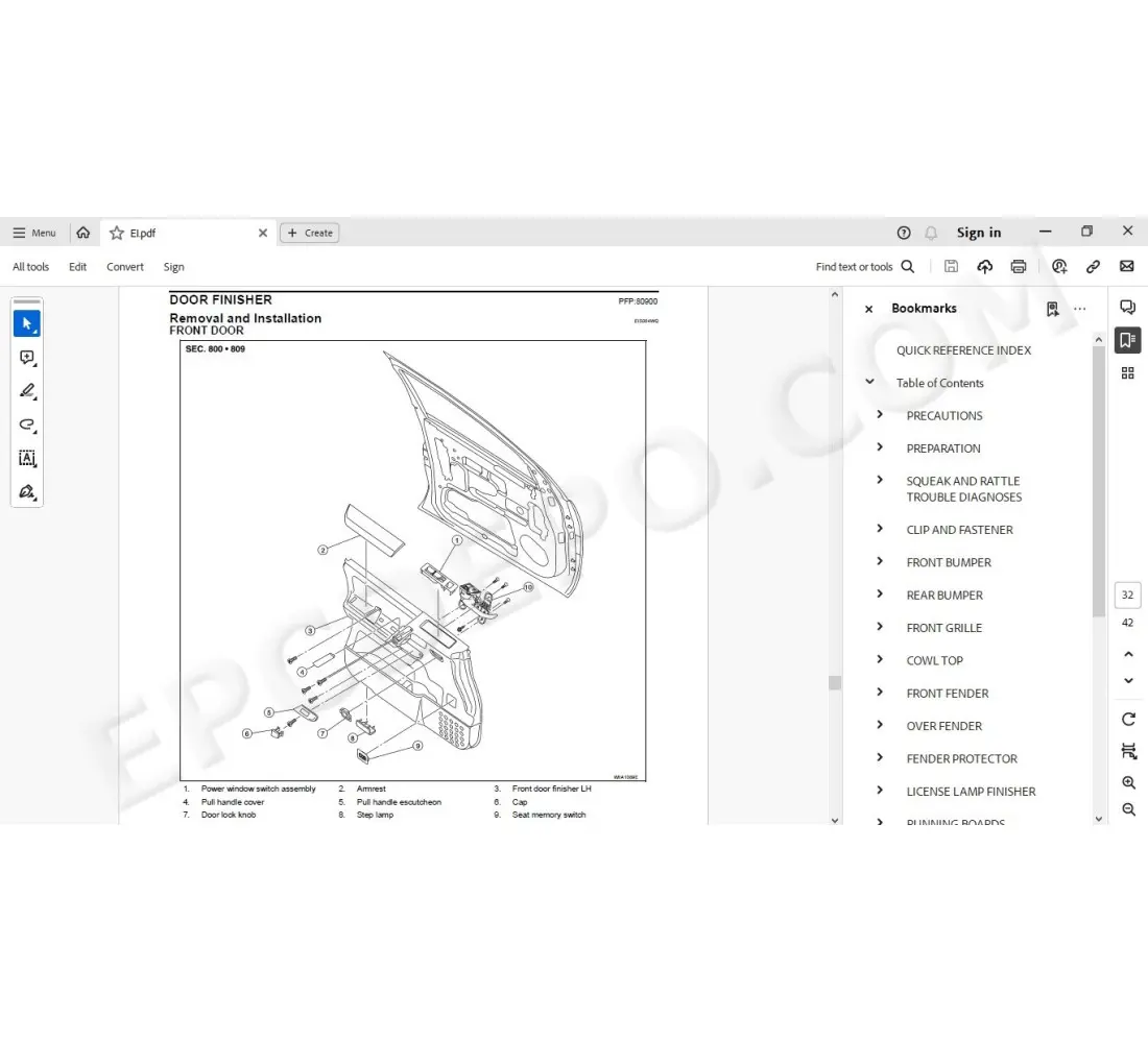 2005 infiniti qx56 repair manual