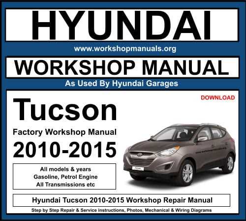 2005 hyundai tucson repair manual