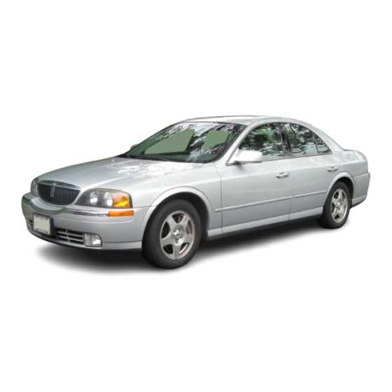 2002 lincoln continental repair manual