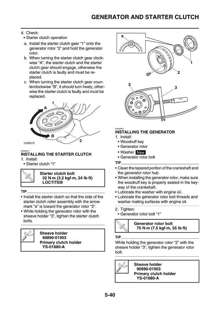 yamaha generator repair manual