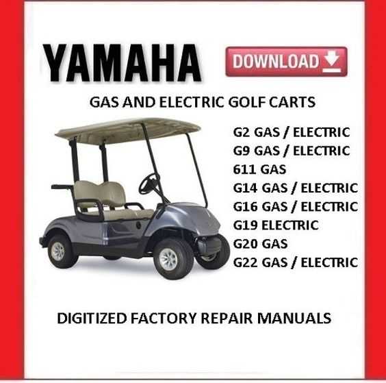 yamaha golf cart repair manual