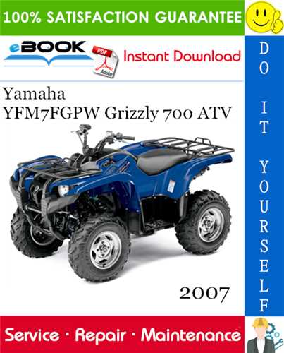 yamaha grizzly 700 repair manual