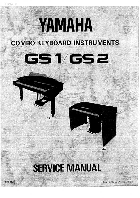 yamaha keyboard repair manual