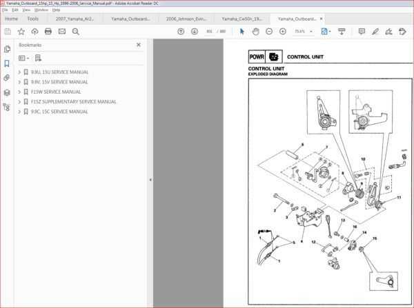 yamaha outboard repair manual