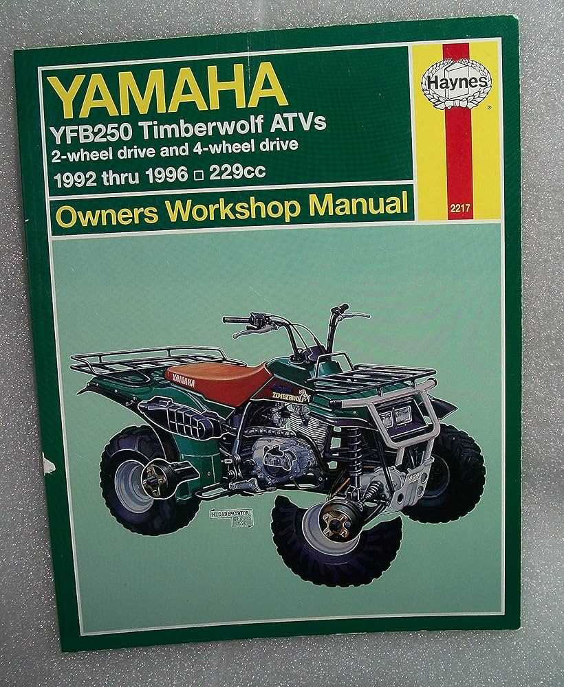 yamaha timberwolf 250 repair manual