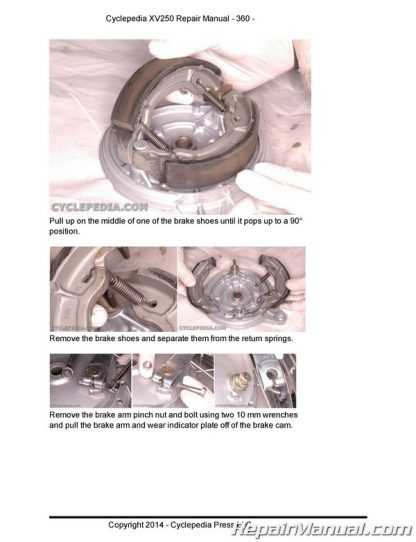 yamaha virago xv250 workshop repair manual