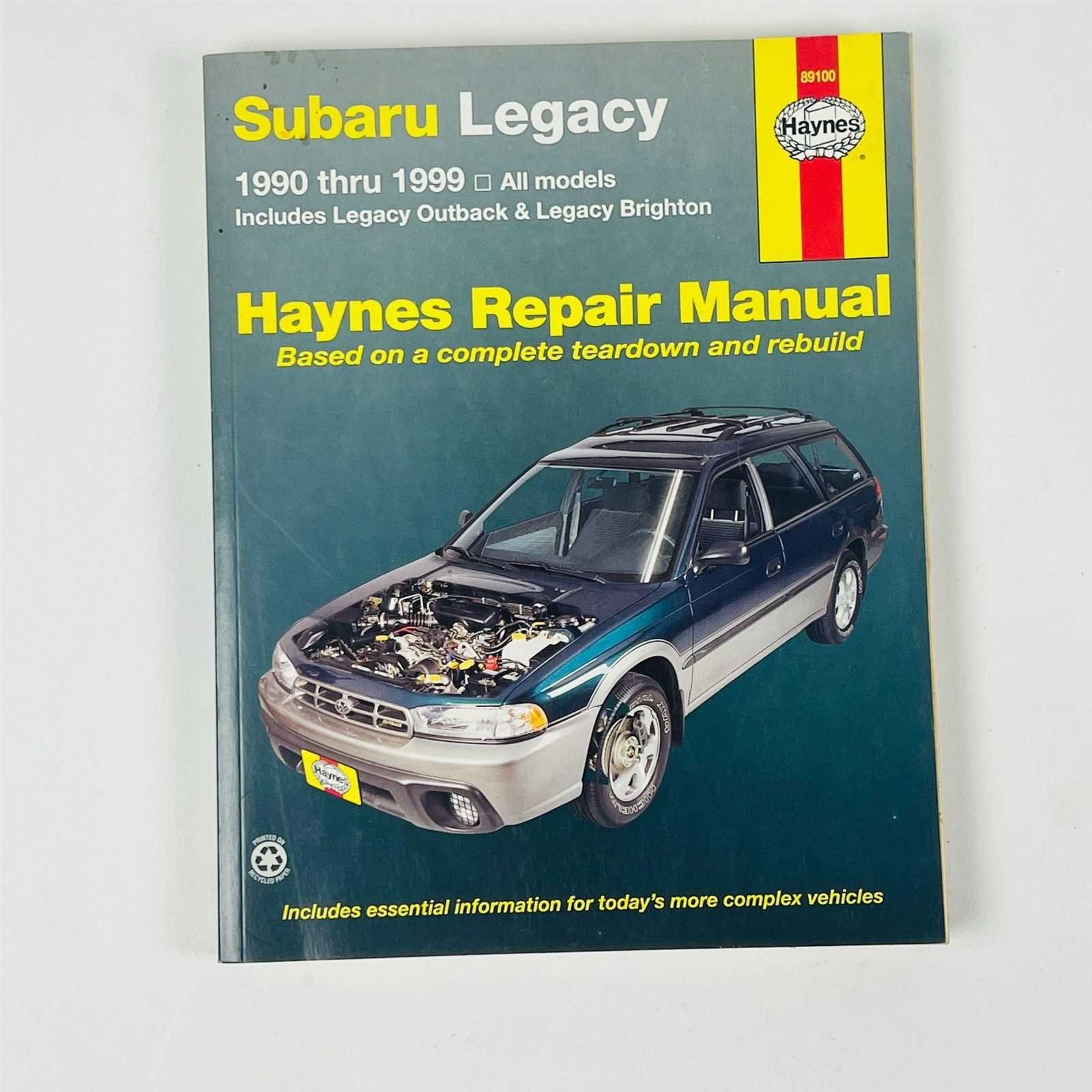 chilton subaru repair manual