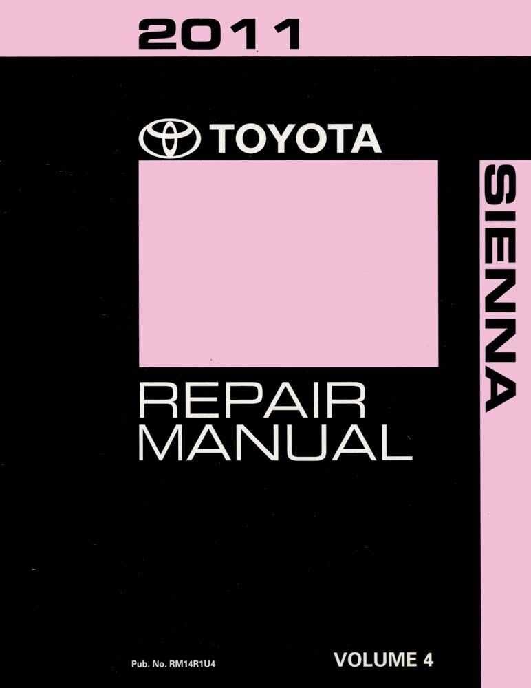 2013 toyota sienna repair manual