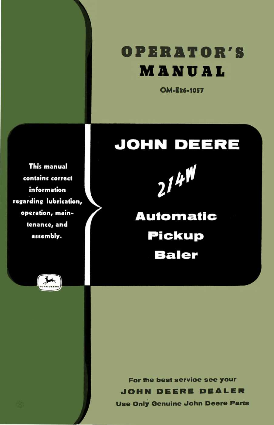 john deere 214 repair manual