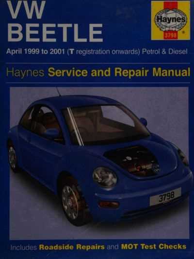 1999 vw beetle repair manual