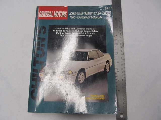 1995 buick regal repair manual