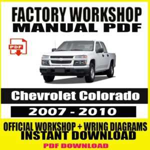 chevy colorado repair manual